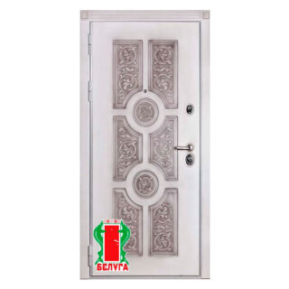 Входная дверь Белуга Версаче в Лахденпохья. Центр окон и дверей