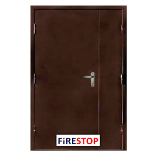 Противопожарная дверь FireStop 2ППД-1Р глухая двухстворчатая в Лахденпохья. Центр окон и дверей