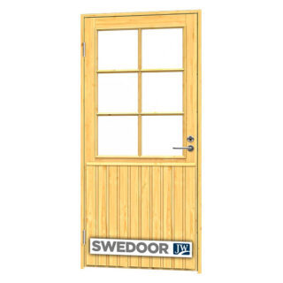 Входная финская дверь Basic Mökki2 в Лахденпохья. Центр окон и дверей