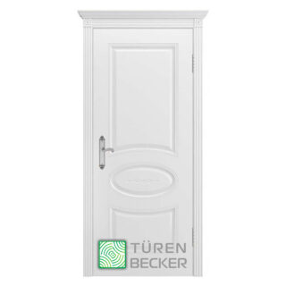 Межкомнатная дверь Türen Becker Прованс В1 ПГ белая эмаль в Лахденпохья. Центр окон и дверей