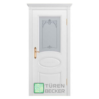 Межкомнатная дверь Türen Becker Прованс В1 ПО белая эмаль в Лахденпохья. Центр окон и дверей