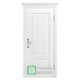 Межкомнатная дверь Türen Becker Венеция В1 ПГ белая эмаль в Лахденпохья. Центр окон и дверей