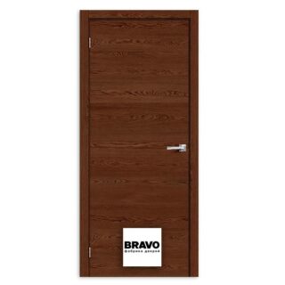 Межкомнатная дверь Bravo Эко Шпон Браво-0 Brown Skyline в Лахденпохья. Центр окон и дверей