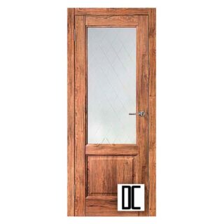 Межкомнатная дверь Дубрава-Сибирь ЛИРА ПО - Орех Софт Тач в Лахденпохья. Центр окон и дверей